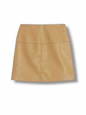 TED BAKER LONDON Veeria High-Rise Faux-Leather Mini Skirt